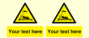 Custom Warning wind over tide conditions